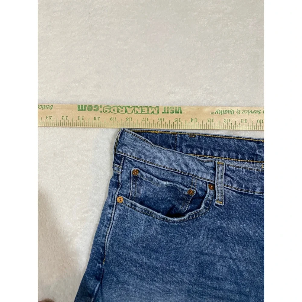 Levis 550 Relaxed Fit Mens Blue Jeans 38x36 Medium Wash Stretch 18181-0550 - Picture 5 of 10